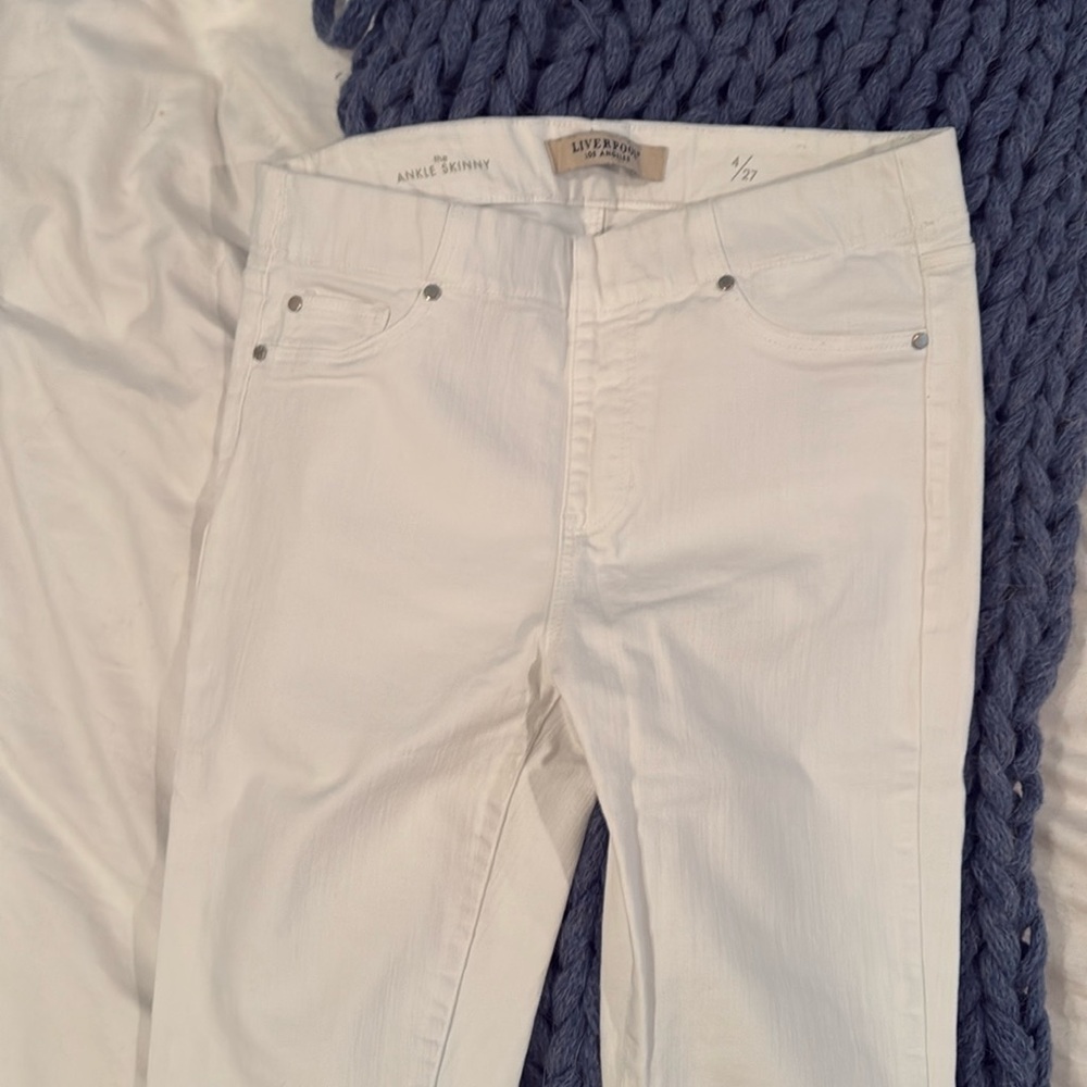 Liverpool Los Angeles White Jeans
